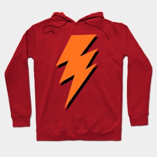 Orange Triple Lightning Bolt Hoodie